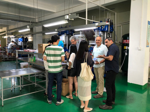 Israel Customer Visit for Silicone Keyboard and Rubber Bushing