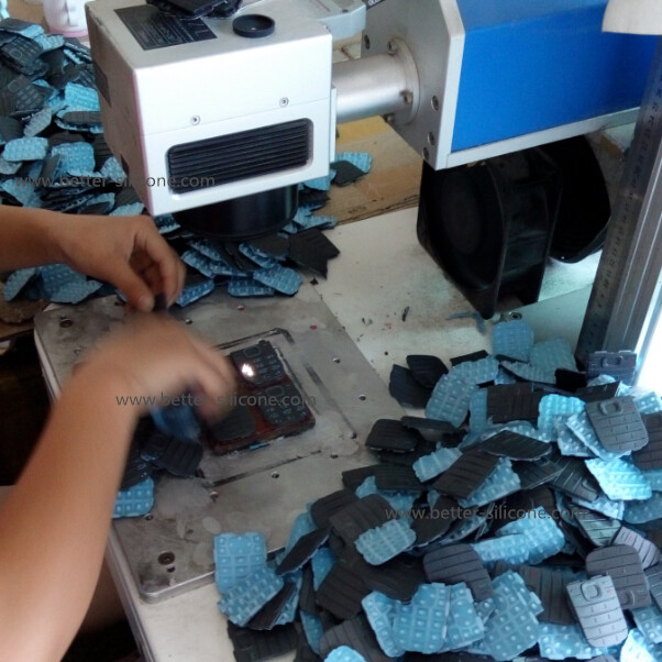 Customize Elastomer Rubber Silicone Laser Etched Keyboard