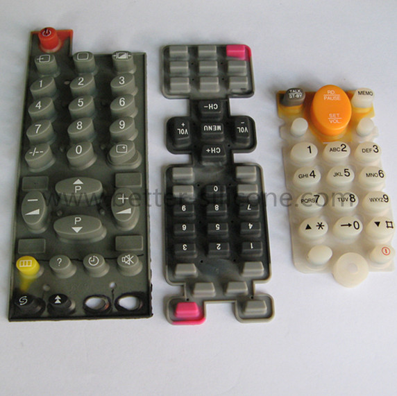 Custom Screen Print Silicone Rubber Keypad