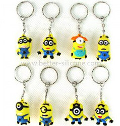3D Design Silicone Keyrings