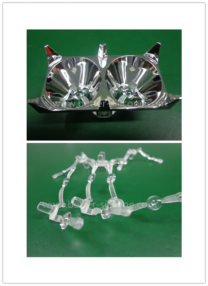 Electroplating Aluminum PC Led lighting cover