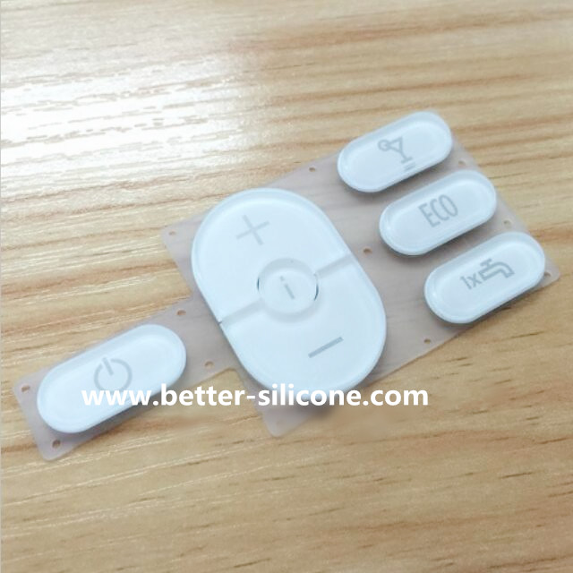 Plastic Rubber Keyboard with Key Cover Cap