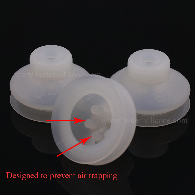 Bellows Vacuum Suction Cups & Pads Bellow Silicone Rubber Sucker