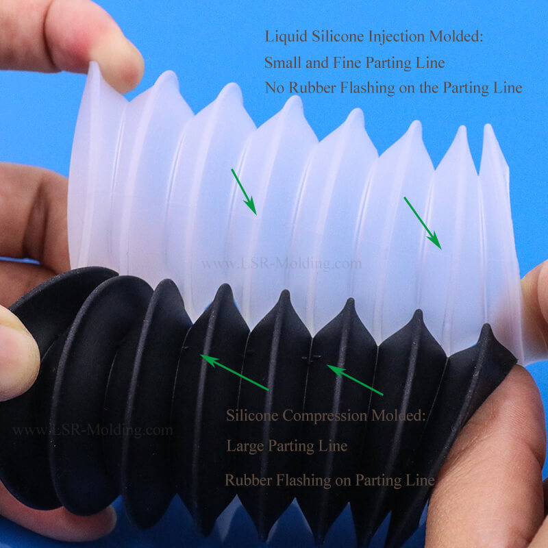 Flexible Rubber Bellow Custom Rubber Bellows Rubber Expansion
