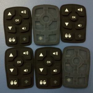 Custom Made Elastomer Rubber Silicone Laser Etching Keypad